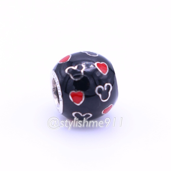 Authentic PANDORA Disney Mickey and Hearts Enamel Charm - 791477ENMX - Picture 9 of 10